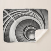 円形階段BW シェルパブランケット (正面(横))