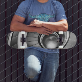 円形階段BW スケートボード