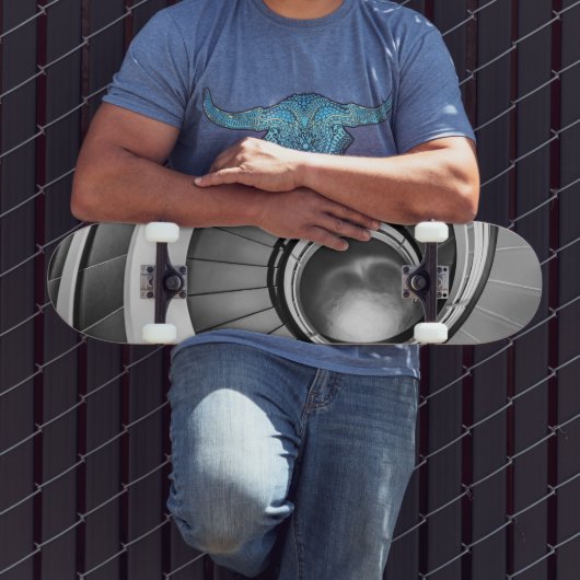 円形階段BW スケートボード (室外3)