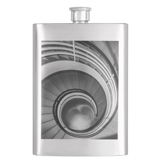 円形階段BW フラスク (正面)