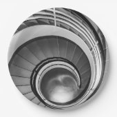 円形階段BW ペーパープレート (正面)