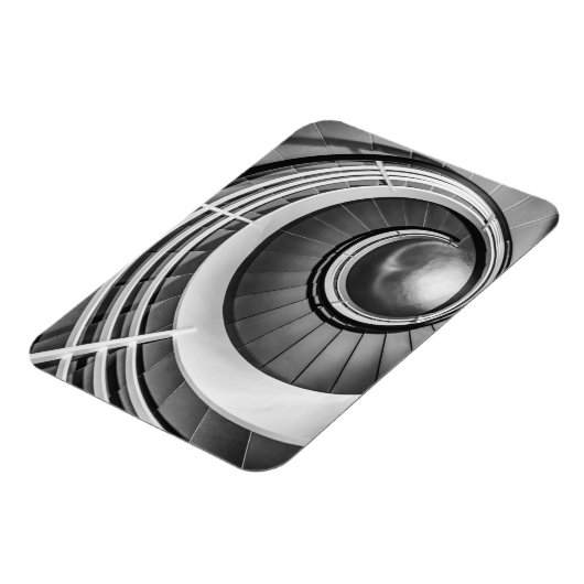 円形階段BW マグネット (左側)