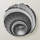 円形階段BW ラウンドクッション (裏面)