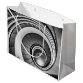 円形階段BW ラージペーパーバッグ (裏面アングル)