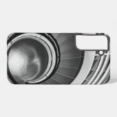 円形階段BW SAMSUNG GALAXYケース (裏面横)