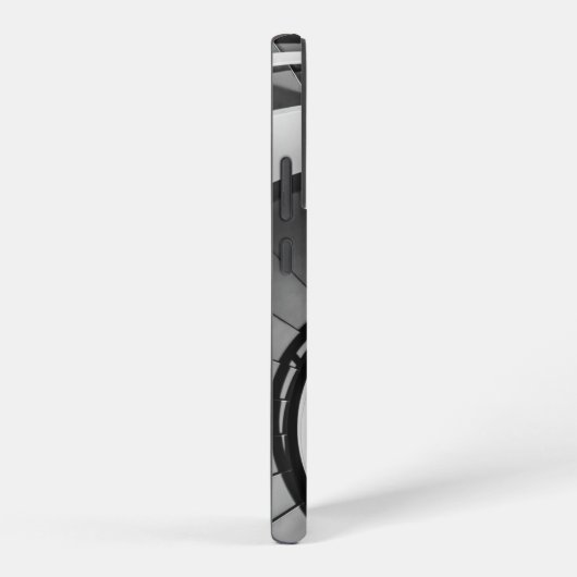 円形階段BW SAMSUNG GALAXYケース (右側面)