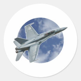 円形雲のF/A-18Cホーネット ラウンドシール