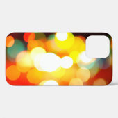 円形《写真》ぼけ味:クリスマスライト抽象芸術 Case-Mate iPhoneケース (裏面 (横))