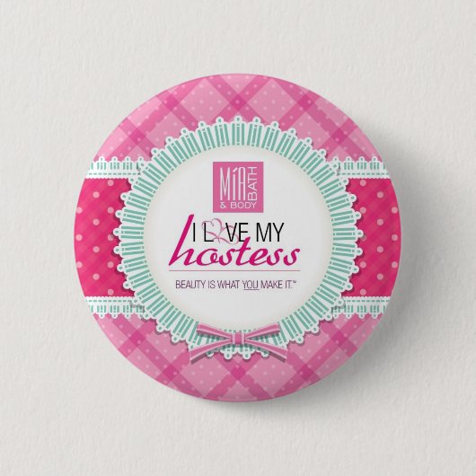 円形I愛私の女主人Pin 缶バッジ (正面)