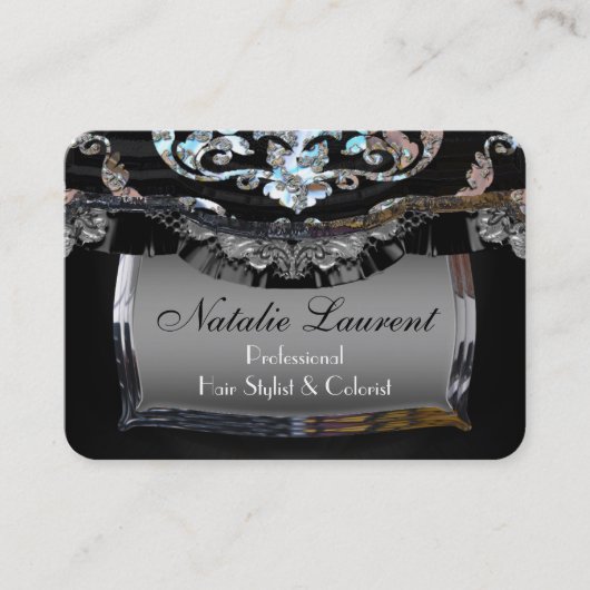 円形Sublteの優雅のプロフェッショナル 名刺 (正面)