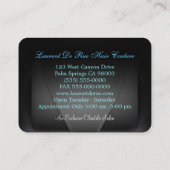 円形Sublteの優雅のプロフェッショナル 名刺 (裏面)