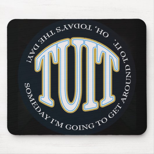 円形TUIT マウスパッド (正面)