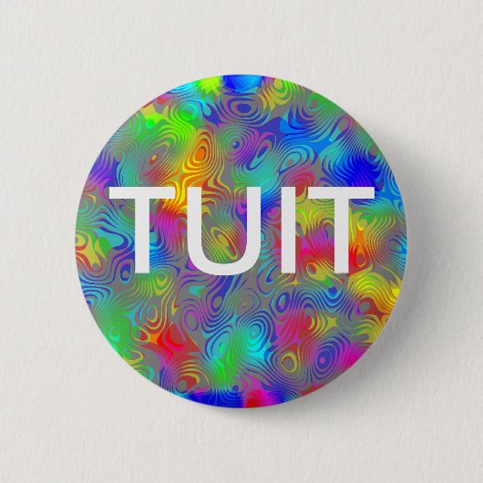 円形TUIT 缶バッジ (正面)