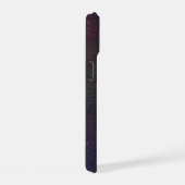 円抽象芸術アートワーク iPhone 15ケース (右側面)