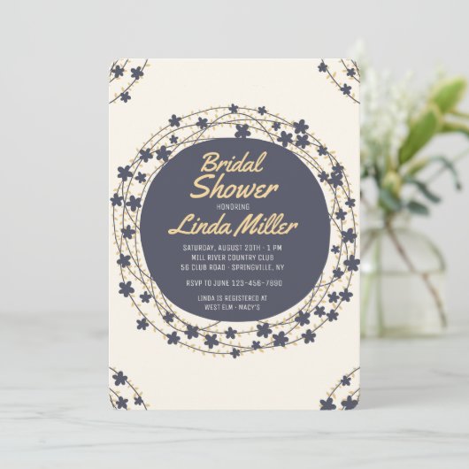 円招待状 招待状 (スタンド正面)