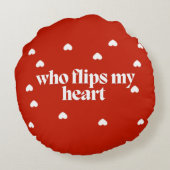 円枕ダブルデザイン ラウンドクッション (裏面)