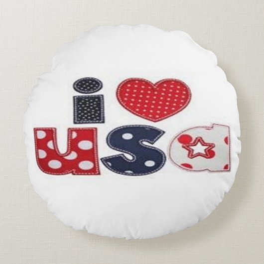 円枕。 ラウンドクッション (正面)