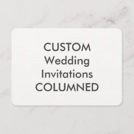 円柱状110ポンド5インチx 3.5インチ結婚式招待状 招待状