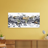 円柱等距離投影 キャンバスプリント (インサイチュ (リビング))