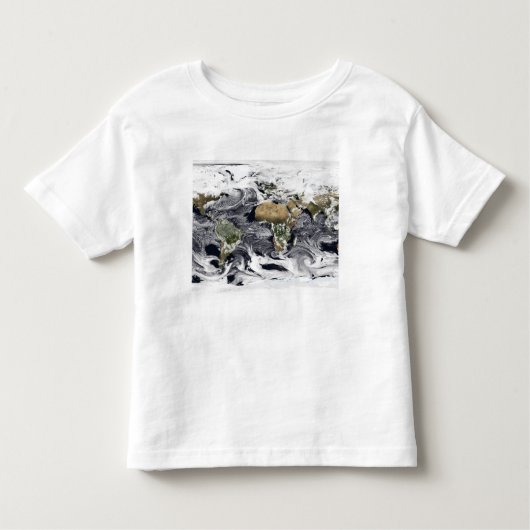 円柱等距離投影 トドラーTシャツ (正面)