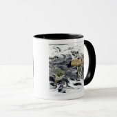 円柱等距離投影 マグカップ (正面右)