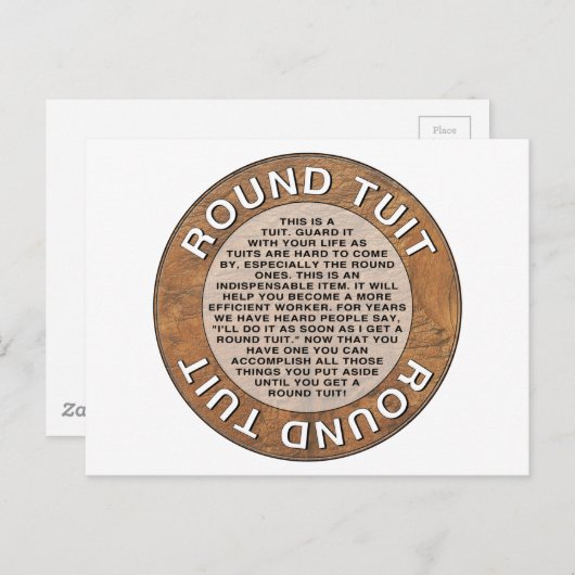 円柱 ポストカード (正面/裏面)