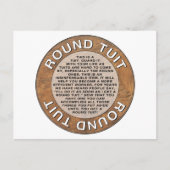 円柱 ポストカード (正面)