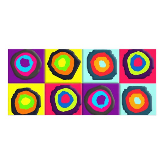 円模様 ラックカード (正面)