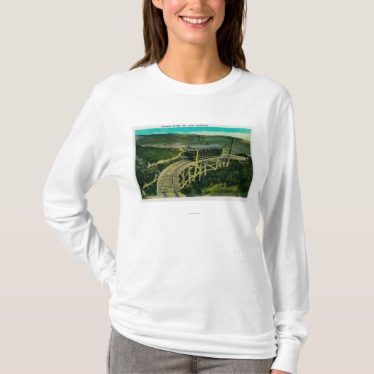 円橋、Mt. LoweMt。 Lowe、カリフォルニア Tシャツ (正面)