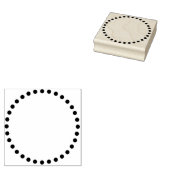 円点々のある形 ラバースタンプ (押印)