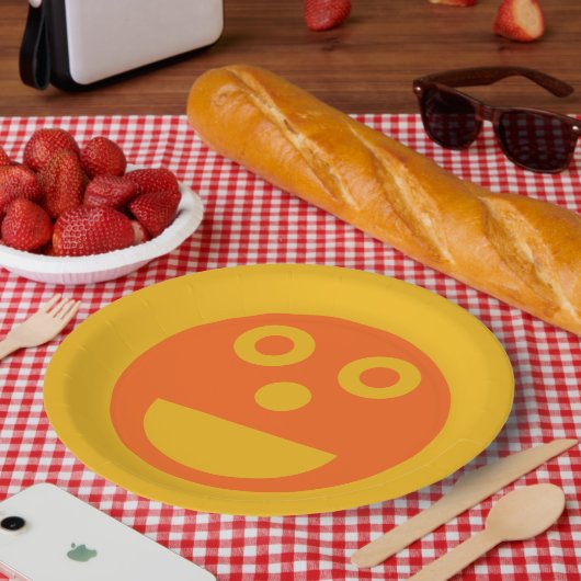 円状紙プレート ペーパープレート (ピクニック)