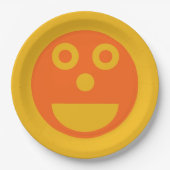 円状紙プレート ペーパープレート (正面)