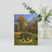 円状美しい葉書 ポストカード (スタンド正面)