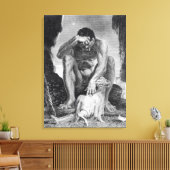 円環体ポリフォスから逃れるユリシーズ キャンバスプリント (インサイチュ (リビング))