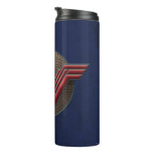 円疑問に思上の女性の記号 タンブラー (回転右)