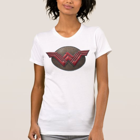 円疑問に思上の女性の記号 Tシャツ (正面)