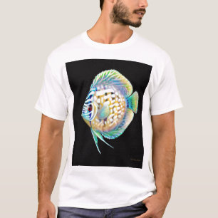 円盤投げのアクアリウムの魚のTシャツ Tシャツ