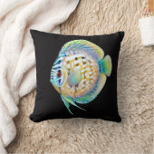 円盤投げのシクリッドのアクアリウムの魚の枕 クッション (ブランケット)