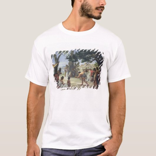 円盤投げを投げること、1875年 Tシャツ (正面)