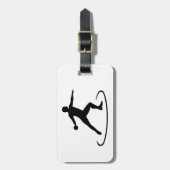 円盤投げ ラゲッジタグ (正面縦)
