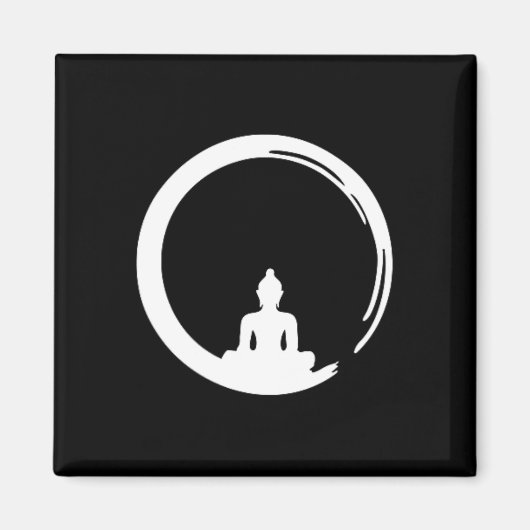 円相, 禅, サークル, シンボル, 仏教, 仏陀, 瞑想 マグネット (正面)