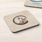 円祖禅の輪と蓮 コースター (左側)