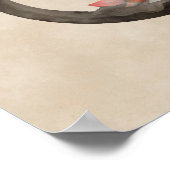 円祖禅の輪と蓮 ポスター (角)