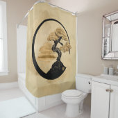 円祖禅サークル盆栽 – ゴールデンサンライズ シャワーカーテン (インサイチュ)