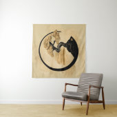 円祖禅サークル盆栽 – ゴールデンサンライズ タペストリー (インサイチュ)