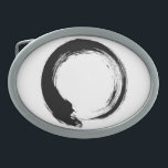 円祖禅サークル 卵形バックル<br><div class="desc">禅の精神と円草、禅のサークル。円相は日本の「円」を意味する言葉で、禅に強く結びついた概念である。それは絶対的、悟り、強さ、優雅さ、宇宙、そして空虚を象徴し、美的そのものも象徴す日本のることができる。</div>