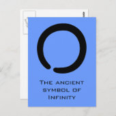 円窓禅のシンボル ポストカード (正面/裏面)