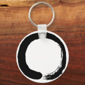 円窓輪禅書道 キーホルダー (正面)