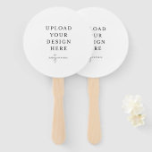 円結婚式 プログラムファン ハンドファン (正面&裏面)