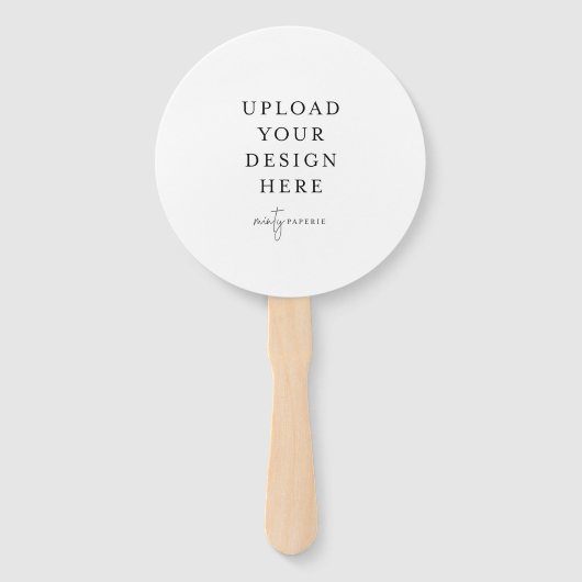 円結婚式 プログラムファン ハンドファン (正面)